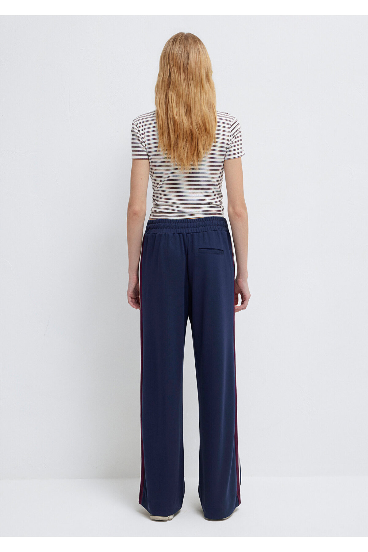 Mavi  Şerit Detaylı Lacivert Eşofman Altı 1011061-82458 - Görsel 5