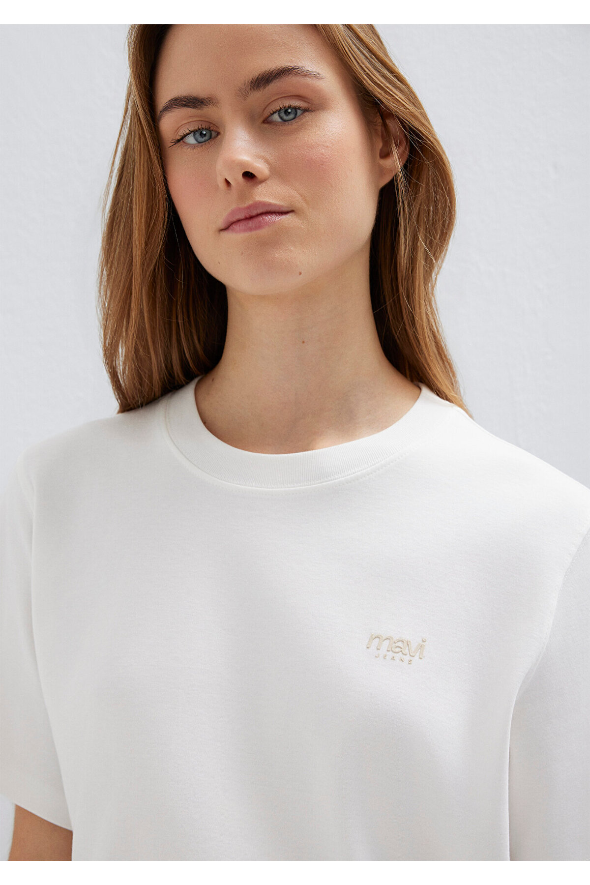 Mavi  Jeans Baskılı Ekru Tişört Regular Fit / Normal Kesim 1613804-80194 - Görsel 2