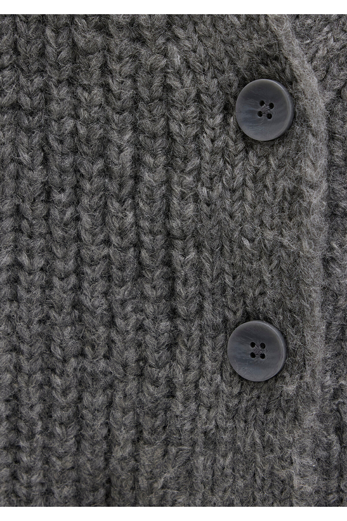 Mavi  Düğme Detaylı Gri Hırka Regular Fit / Normal Kesim 1710386-80024 - Görsel 6