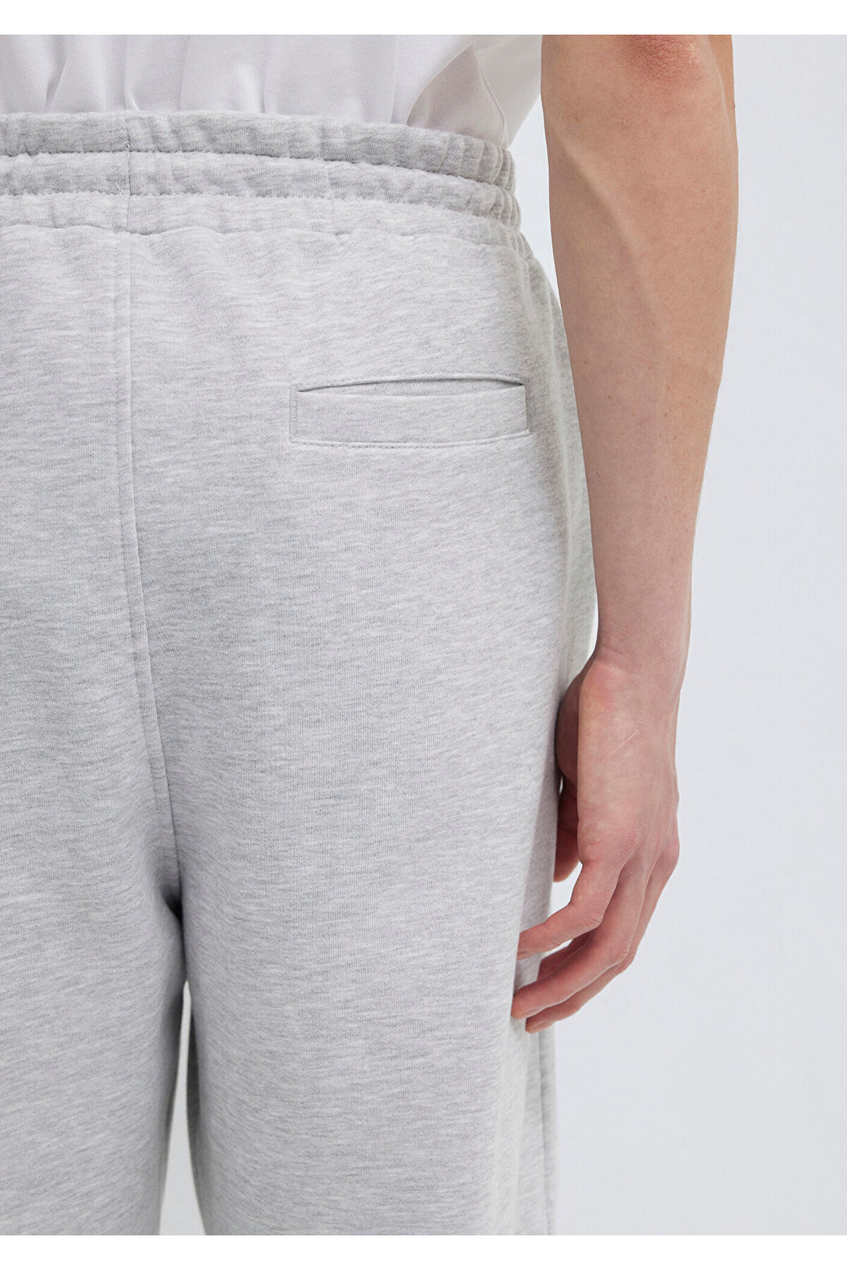 Mavi  Logo Baskılı Gri Eşofman Altı 0010207-80018 - Görsel 7