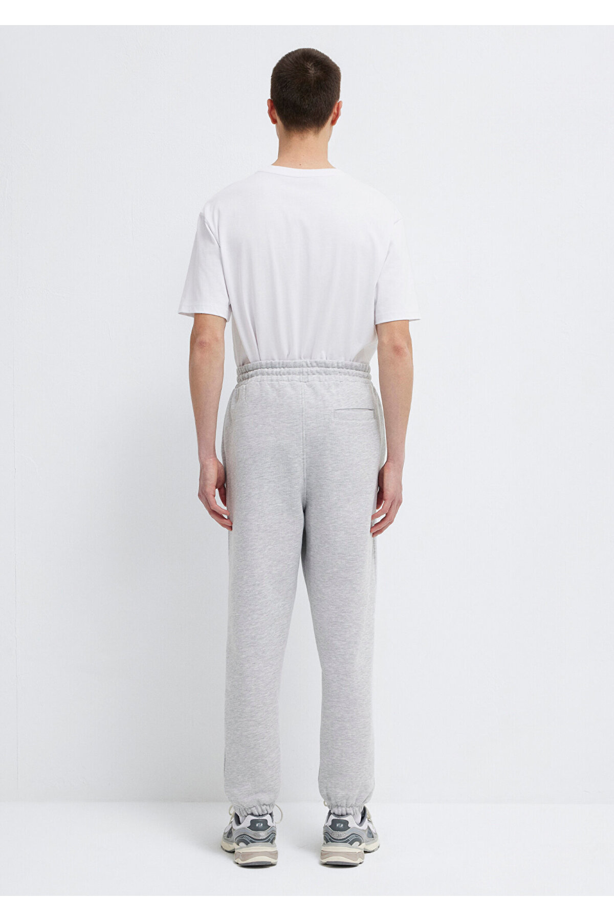 Mavi  Logo Baskılı Gri Eşofman Altı 0010207-80018 - Görsel 5