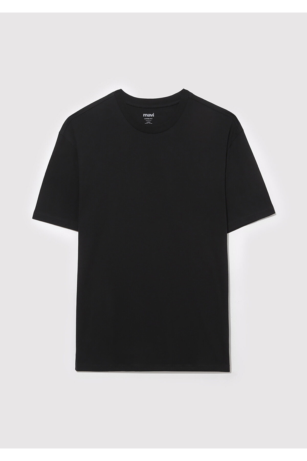 Mavi  3lü Erkek Basic Tişört Loose Fit / Bol Rahat Kesim 0612315-70057 - Görsel 6