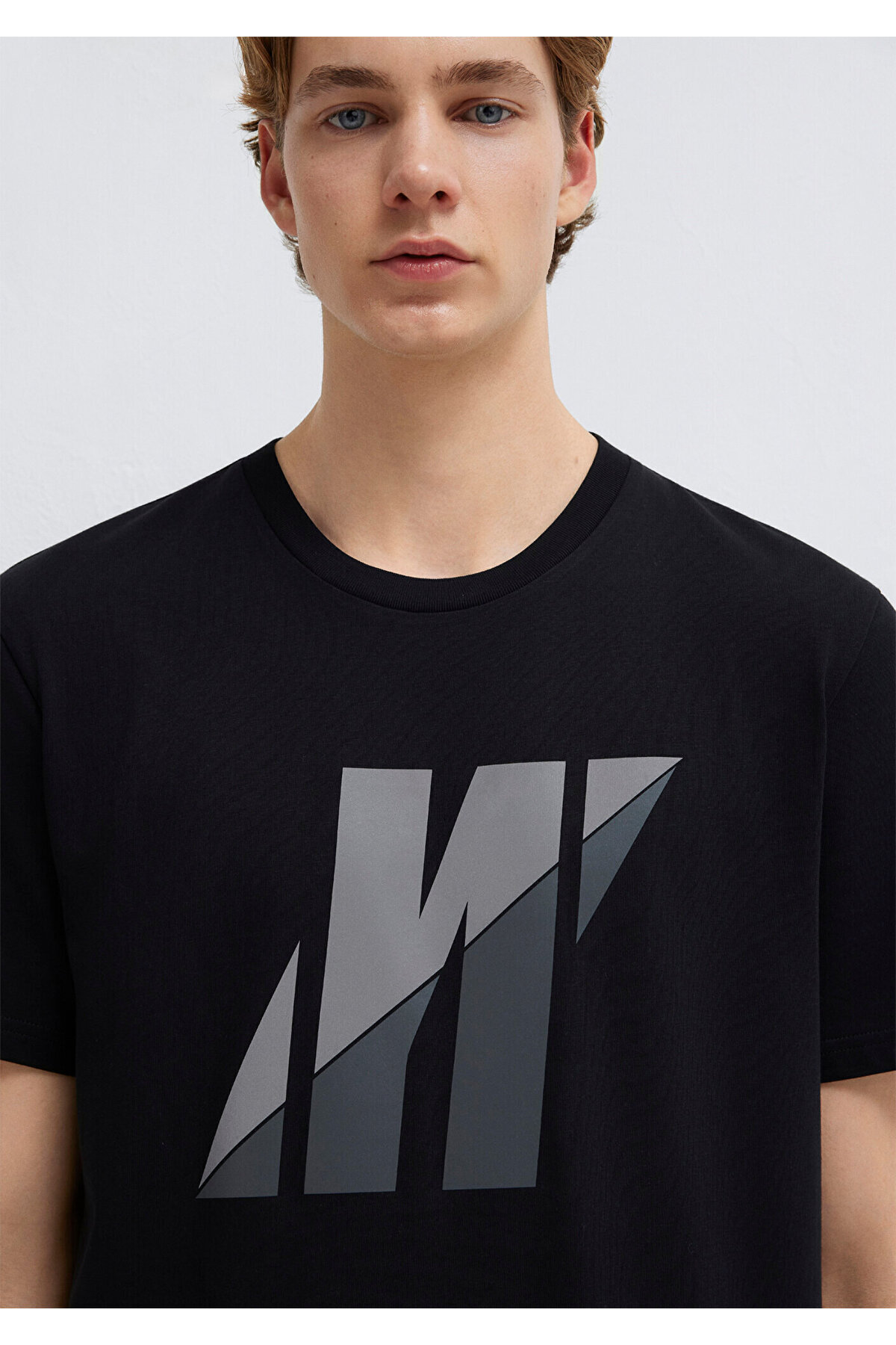 Mavi  Pro Logo Baskılı Siyah Tişört Regular Fit / Normal Kesim 0612174-900 - Görsel 6