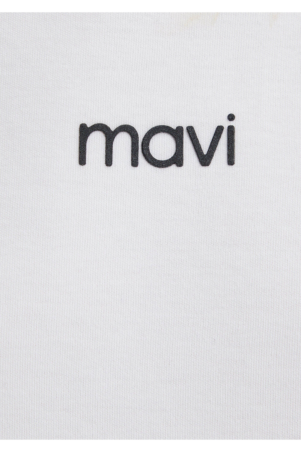 Mavi  Logo Baskılı İnterlok Beyaz Tişört Regular Fit / Normal Kesim 1612829-80194 - Görsel 7