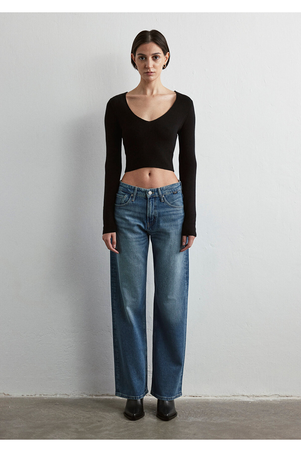 Mavi  Taylor Iconic Gölgeli Açık Mavi Jean Pantolon 1010840-88195 - Görsel 3