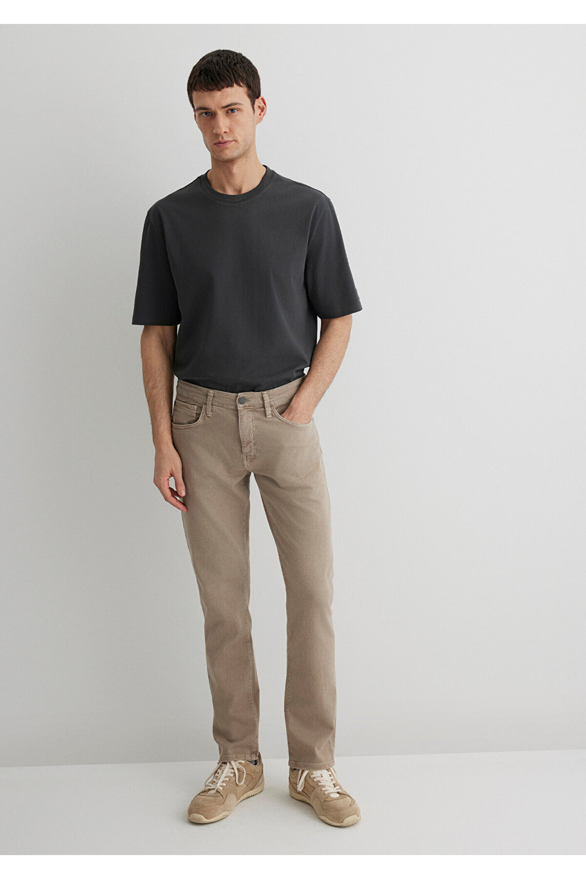 Mavi  Marcus Bej Comfort Gabardin Pantolon 0035186566 - Görsel 2