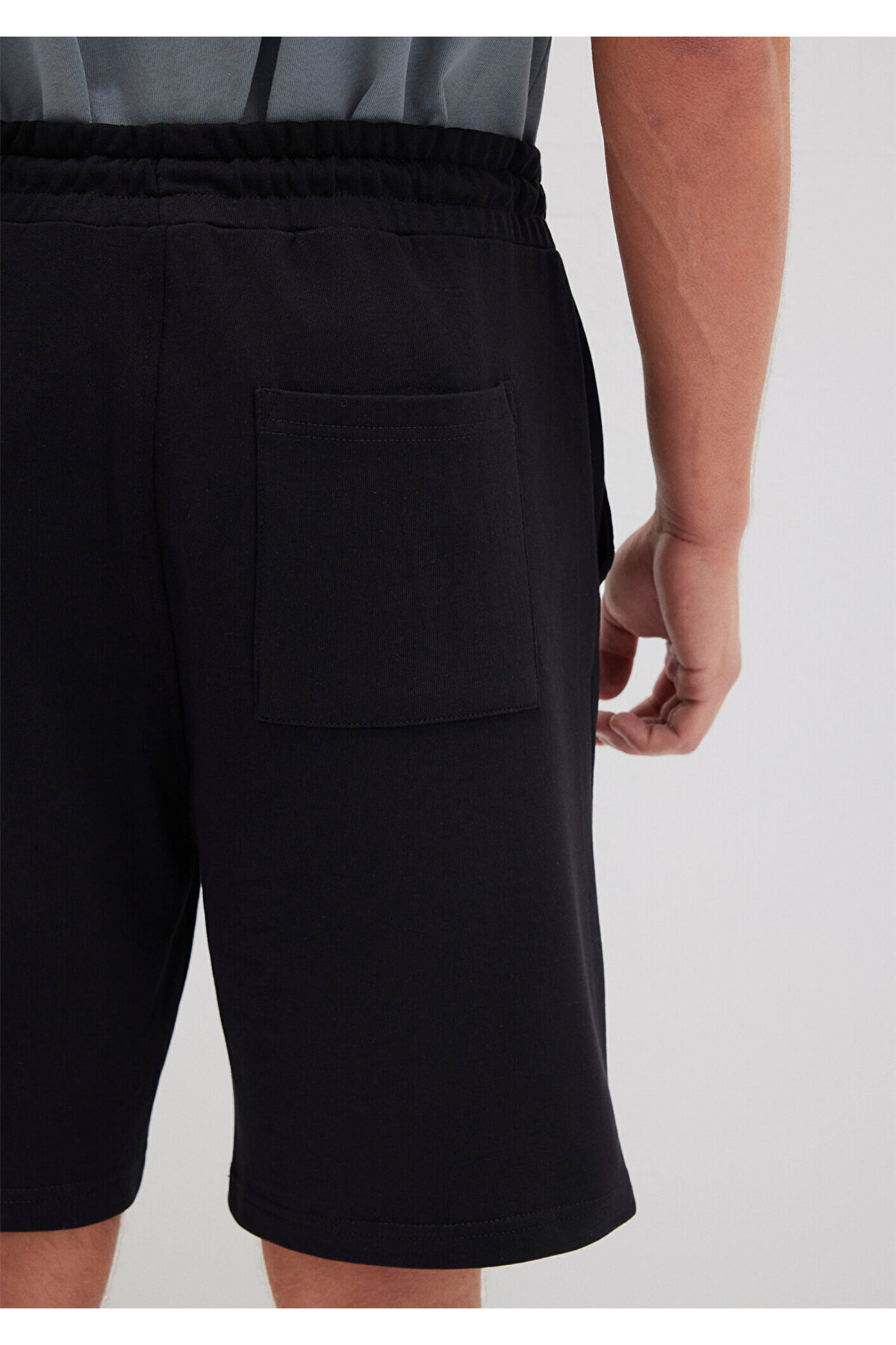 Mavi  Logo Baskılı Siyah Şort 0410224-900 - Görsel 6