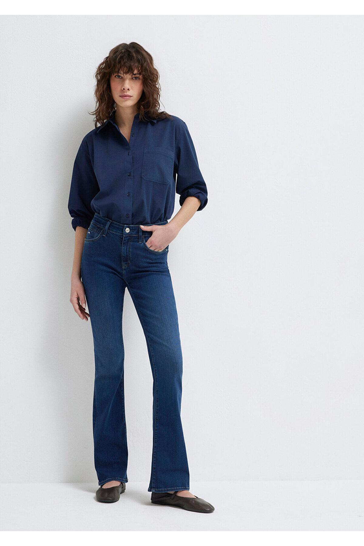 Mavi  Molly Gold Klasik Koyu Jean Pantolon 1013684068 - Görsel 2