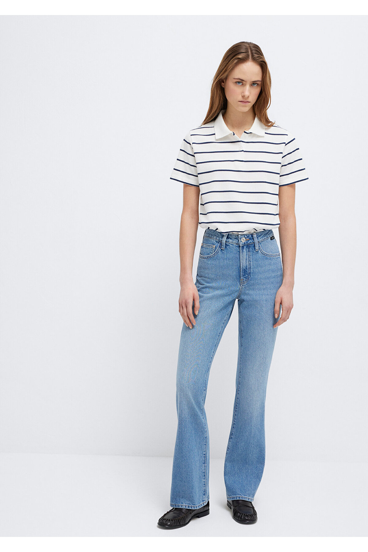 Mavi  Miav 90lar İndigo Mavisi Jean Pantolon 1010299-83039 - Görsel 2