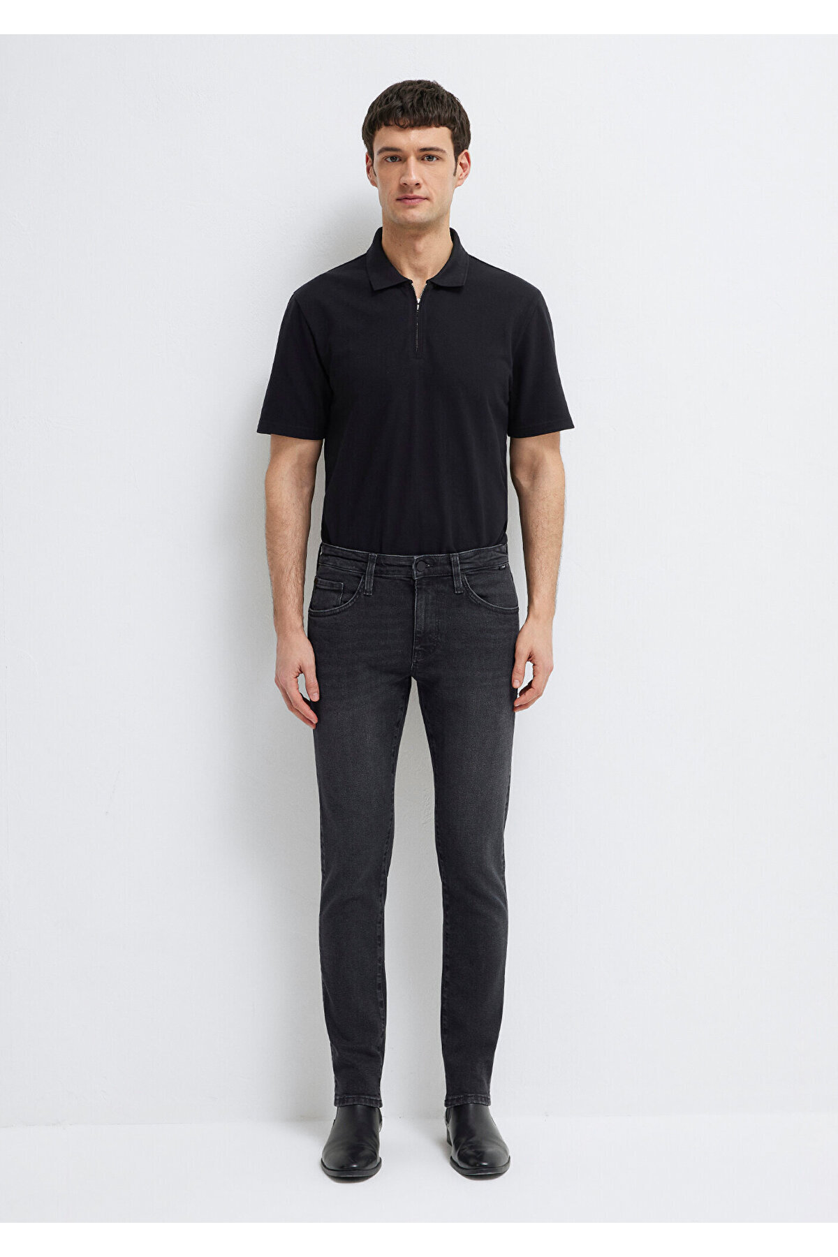 Mavi  Kvnç Black Duman Gri Smoke Jean Pantolon 001070-34804 - Görsel 3