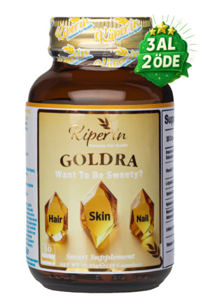 Kiperin Goldra | Cilt, Saç & Tırnak | Biotin, Keratin, Üzüm Çekirdeği, Hyalur...