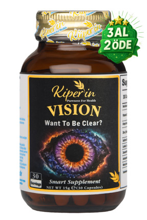 Kiperin Vision | Göz & Net Görüş | Çinko, Selenyum, Astaksantin, Lutein, Safr...