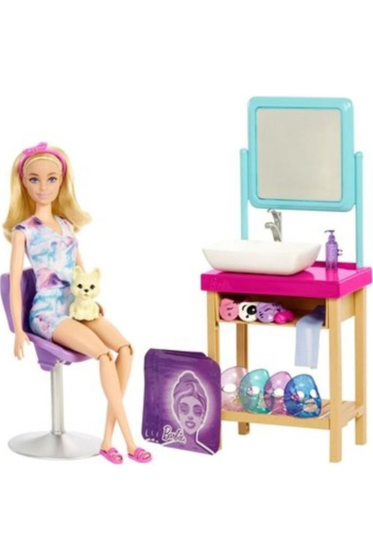 Barbie Welness Işıltı Dolu Spa Günü HCM82 Lİsanslı Ürün fotoğrafı 5 (önizleme)