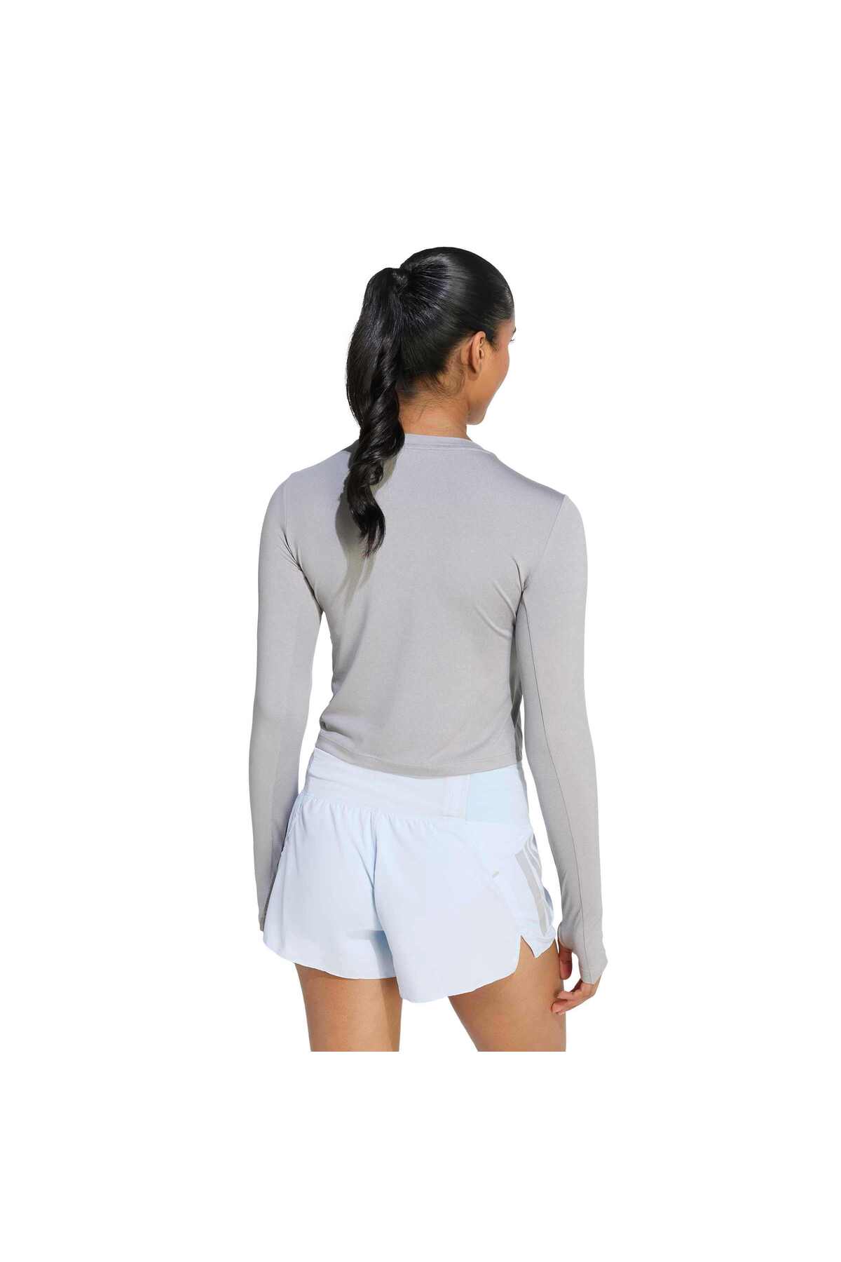 adidas Run Ess Ls W Kadın Spor Sweatshirt KE8418 görsel 2
