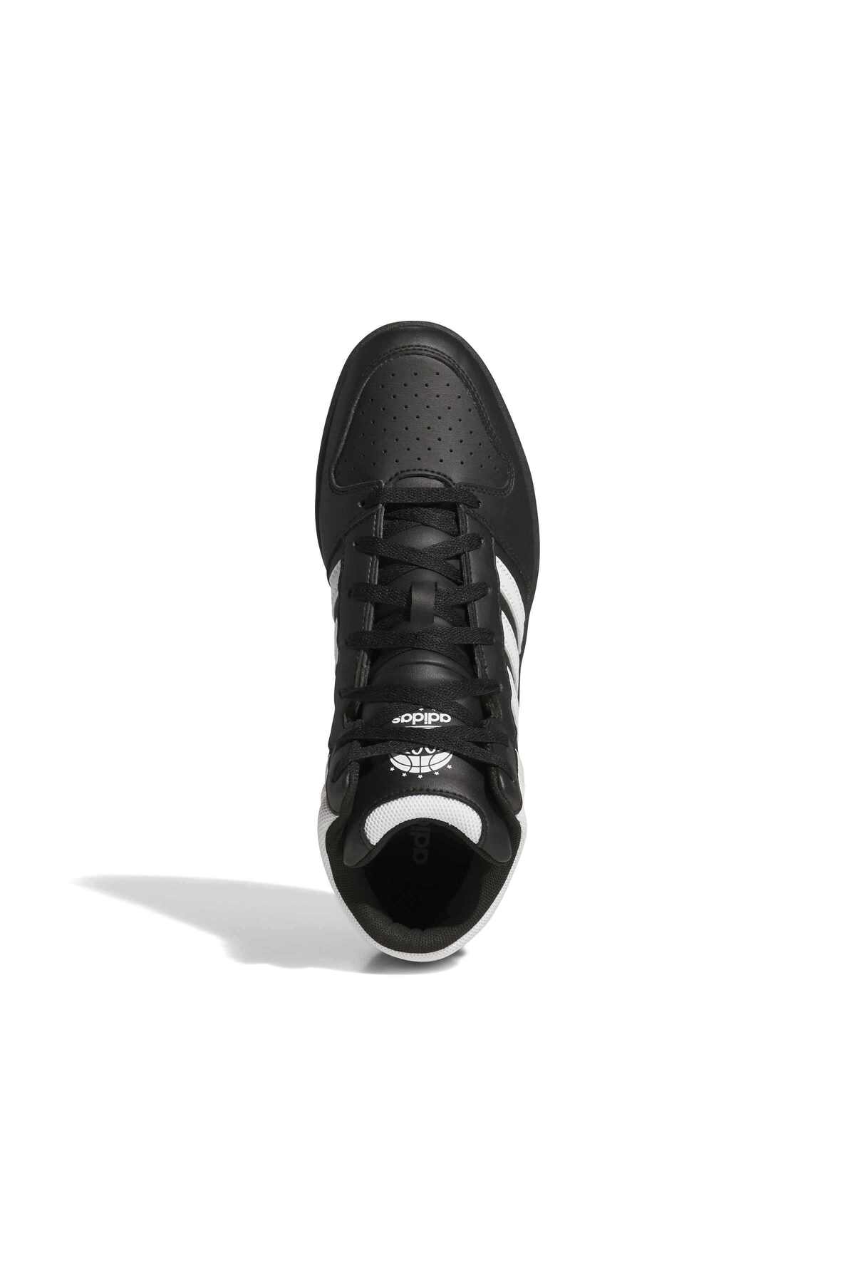 adidas Hoops Mid Classic Unisex Sneaker KI1035 görsel 3