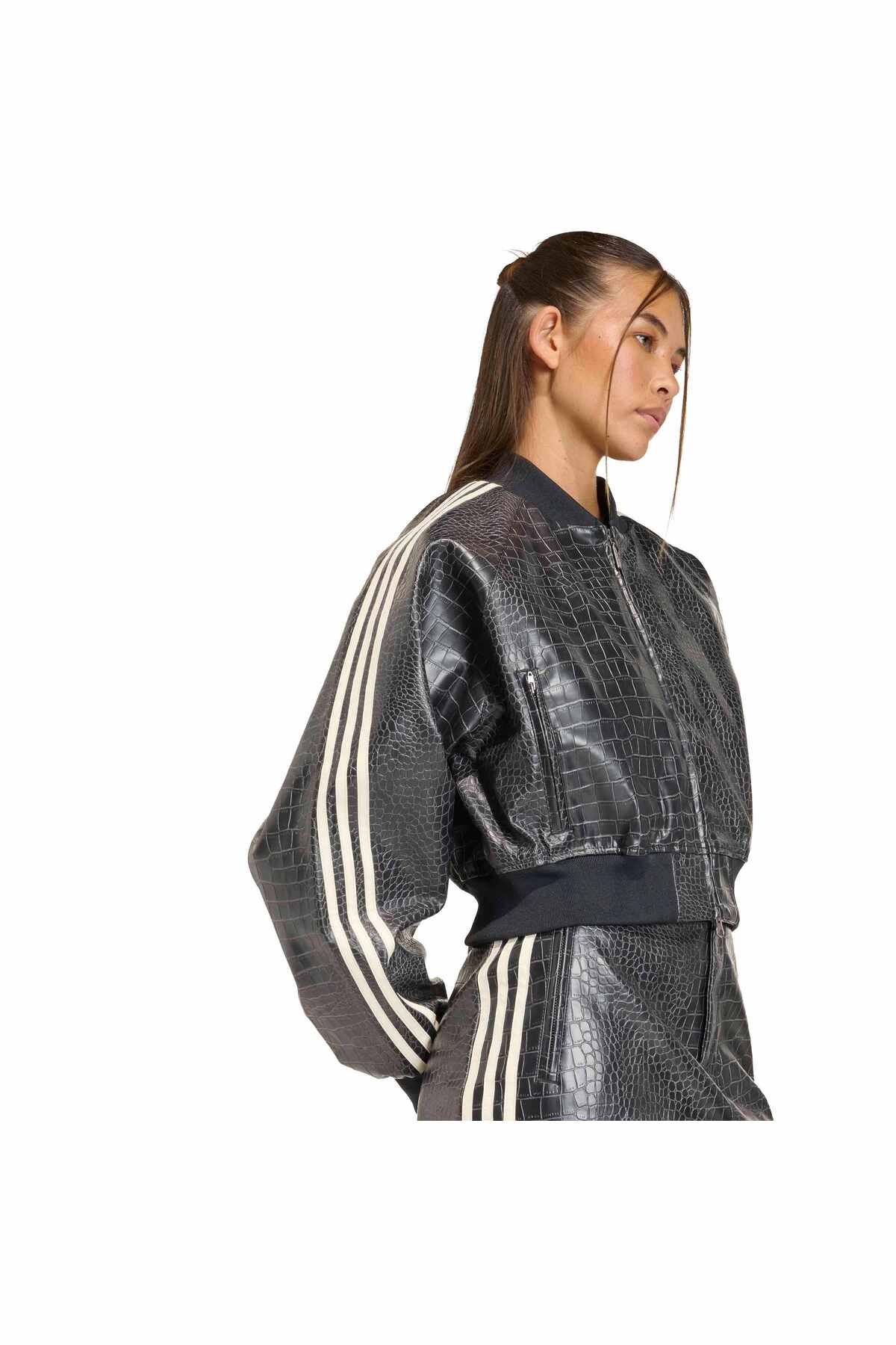 adidas Sst Plthr Jkt Kadın Spor Ceket KE5035 görsel 5
