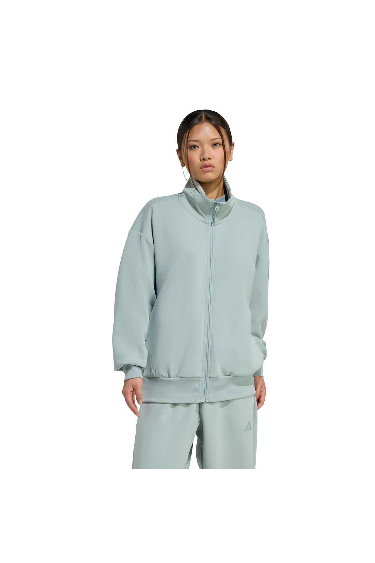 adidas W All Szn Sl Fz Kadın Spor Sweatshirt KA7023