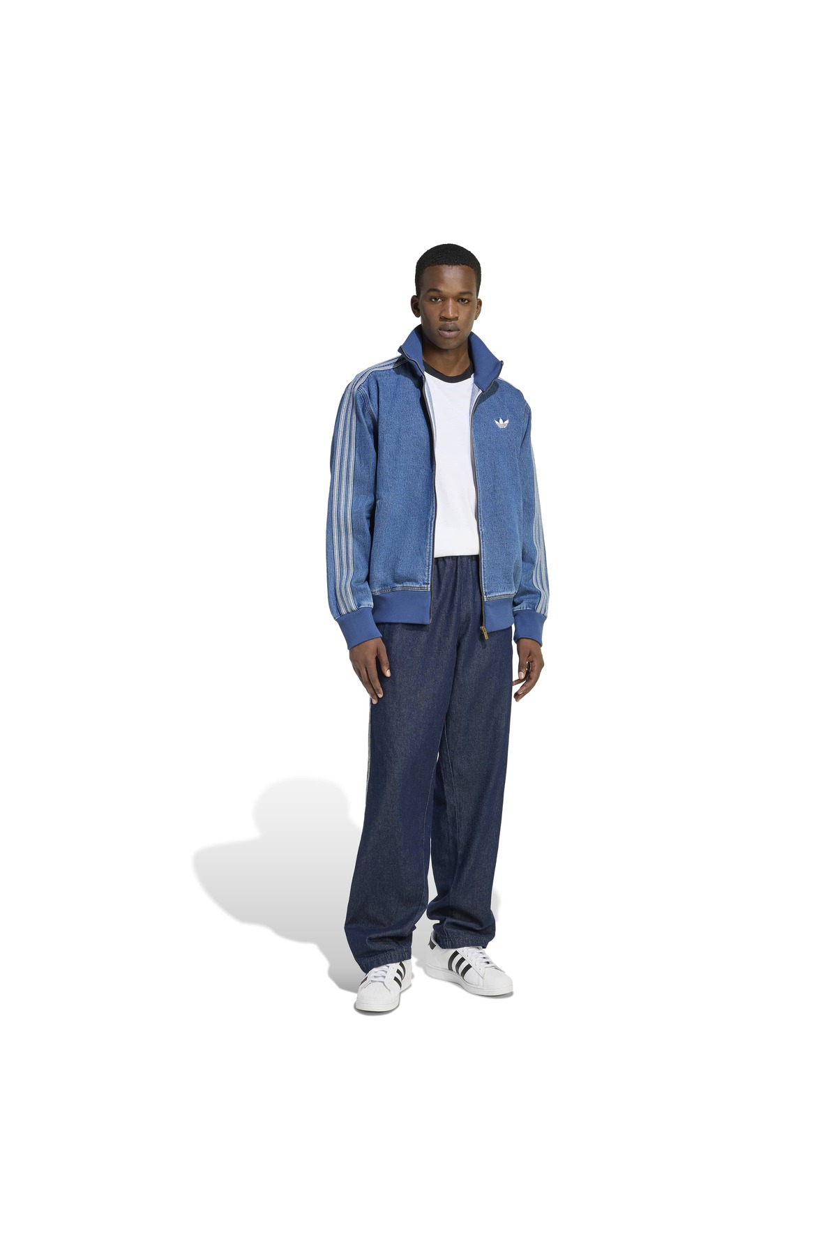 adidas Denim Fb Tt Erkek Spor Sweatshirt KD1517 görsel 3