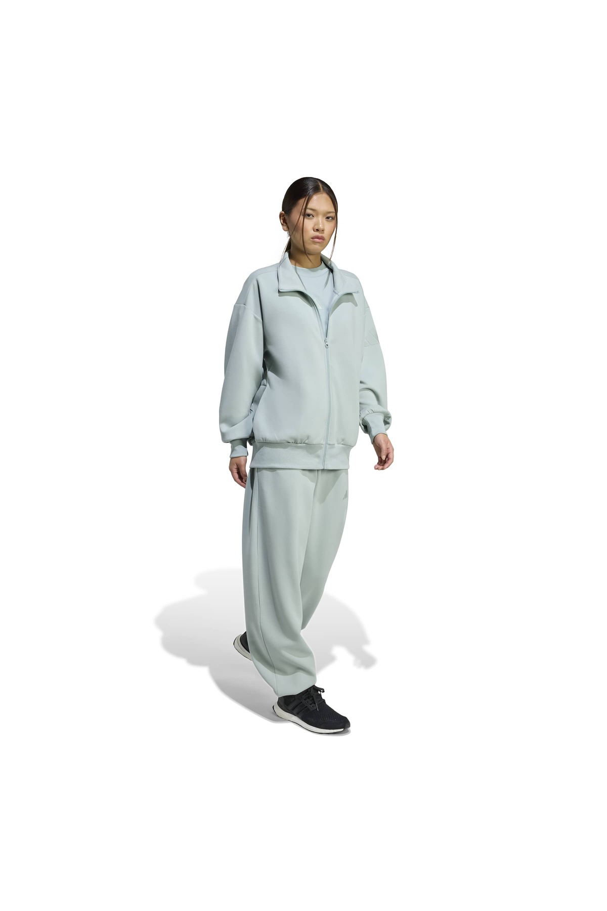 adidas W All Szn Sl Fz Kadın Spor Sweatshirt KA7023 görsel 3