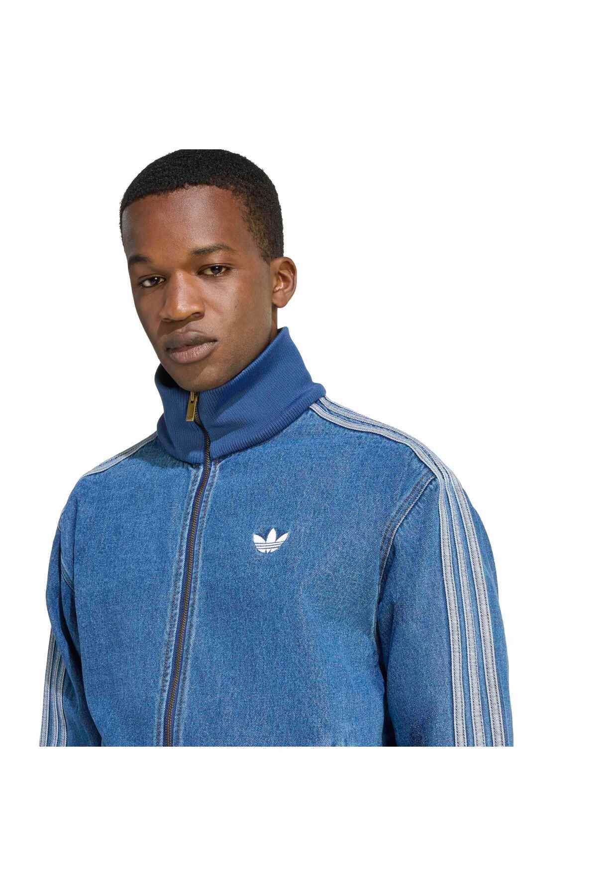 adidas Denim Fb Tt Erkek Spor Sweatshirt KD1517 görsel 5