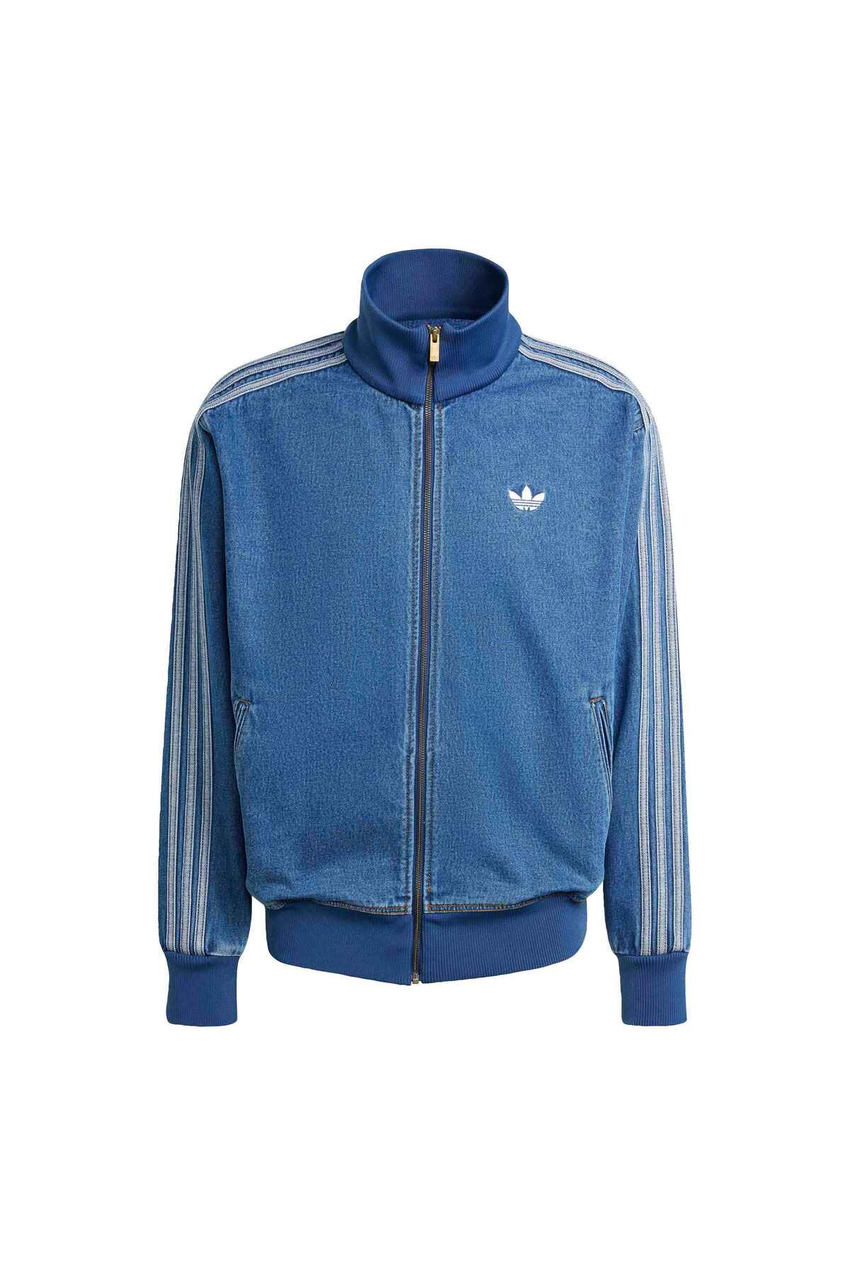 adidas Denim Fb Tt Erkek Spor Sweatshirt KD1517 görsel 4