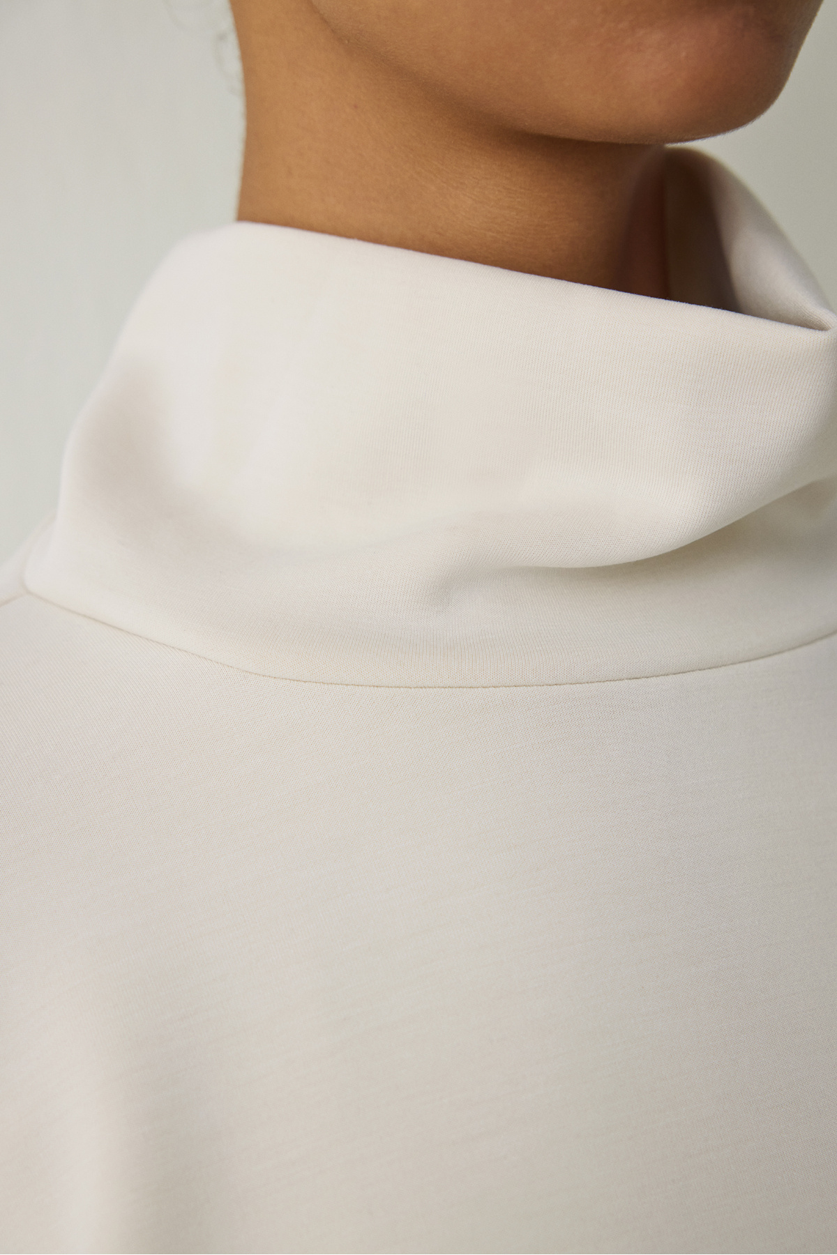 Penti  Bej Balıkçı Yaka Uzun Kollu Modal Üst - Görsel 6