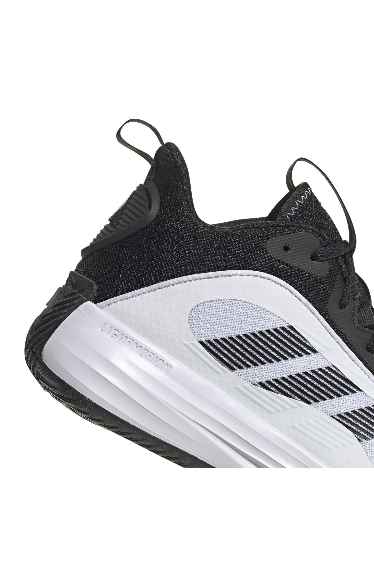 adidas Ownthe Game 3.0 Erkek Beyaz Basketbol Ayakkabısı görsel 7