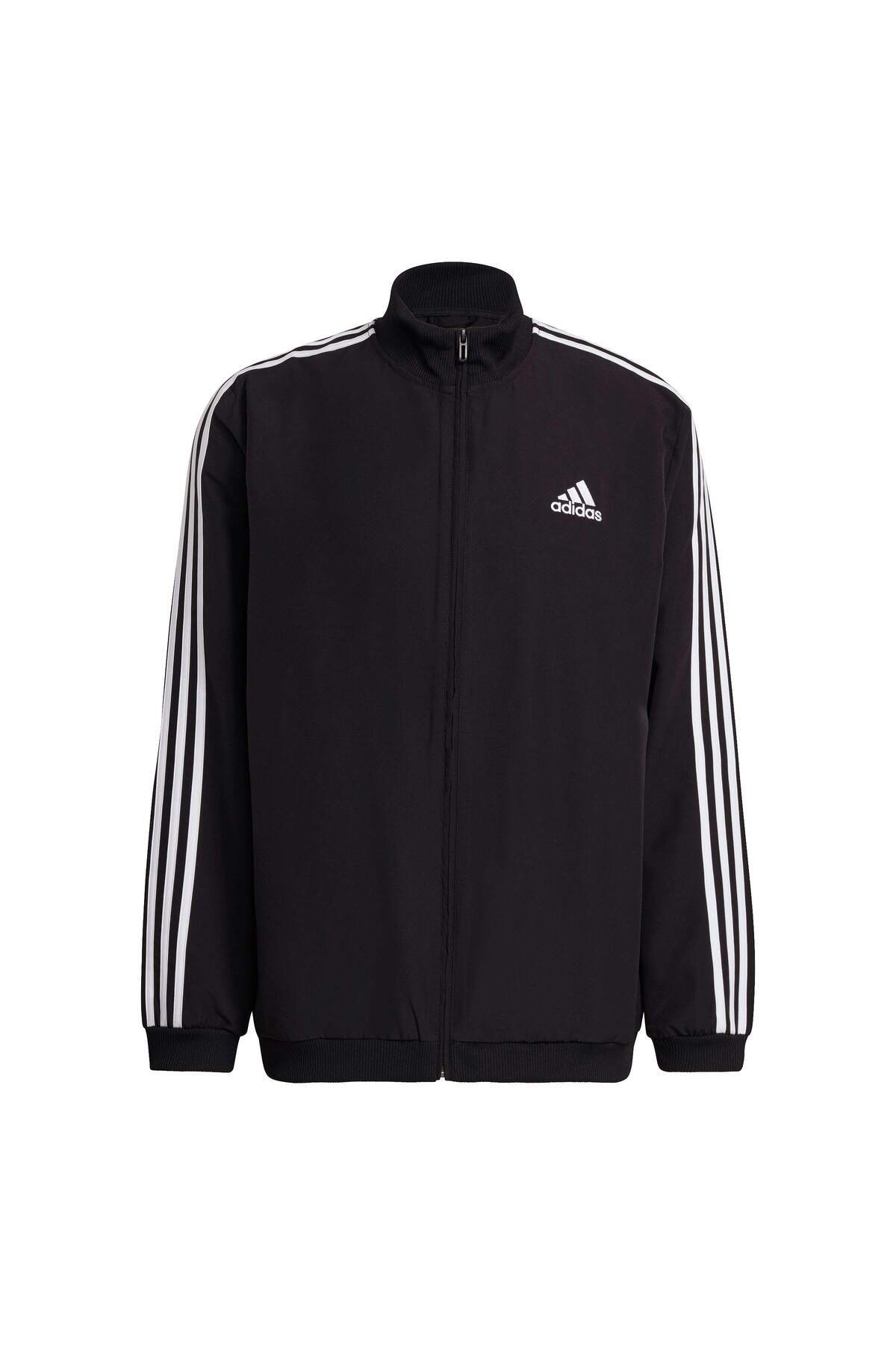 adidas M 3S Wv Tt Ts Erkek Eşofman Takımı GK9950 görsel 2