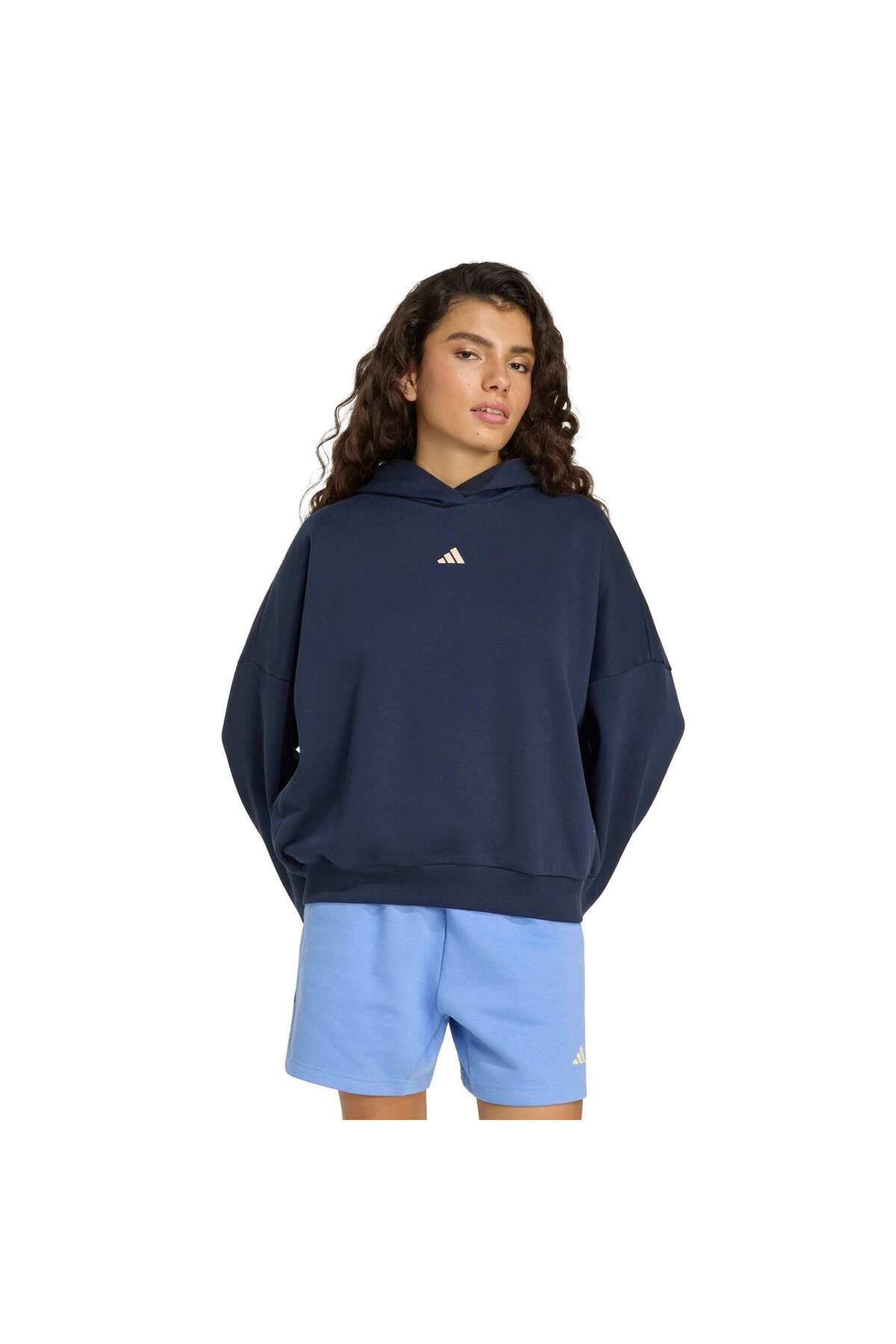 adidas W 3Ss Fl Hd2 Kadın Spor Sweatshirt HZ0856