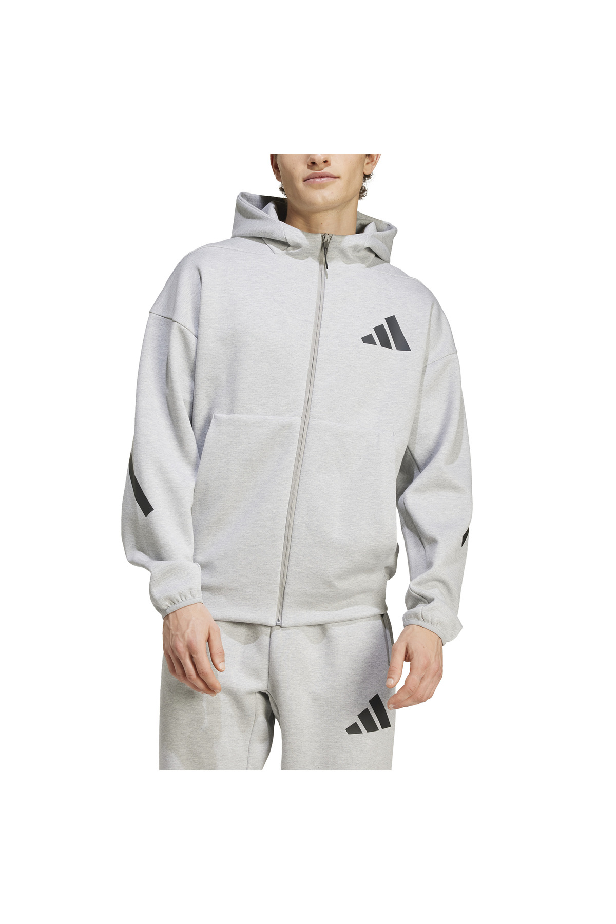 adidas M Z.N.E. Fz Erkek Spor Sweatshirt JF2450 görsel 4