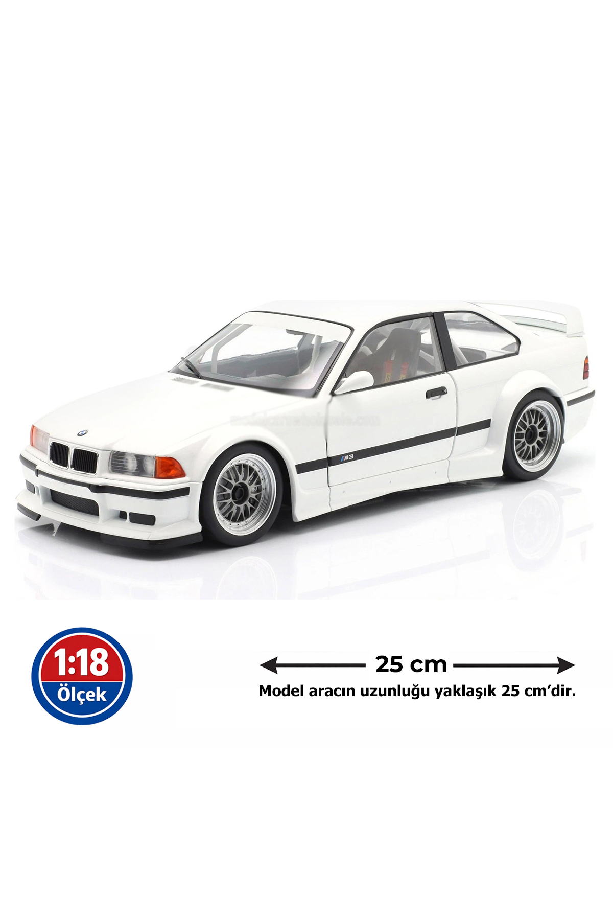IXO 1:18 Ölçek 1993 BMW M3 (E36) GTR Diecast Metal Minyatür Model