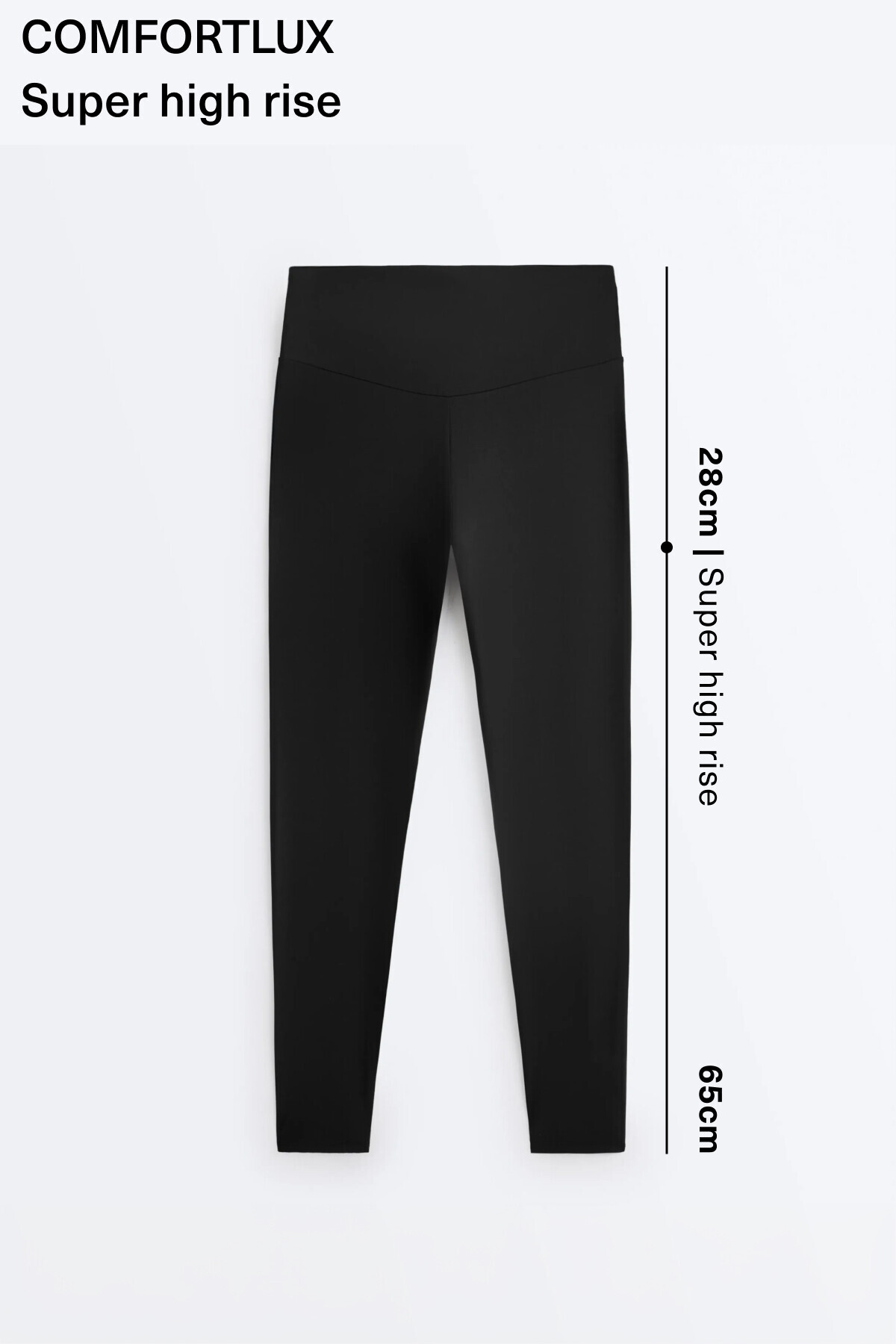 Oysho  65 cm comfortlux super high rise bilek hizasında tayt - Görsel 8