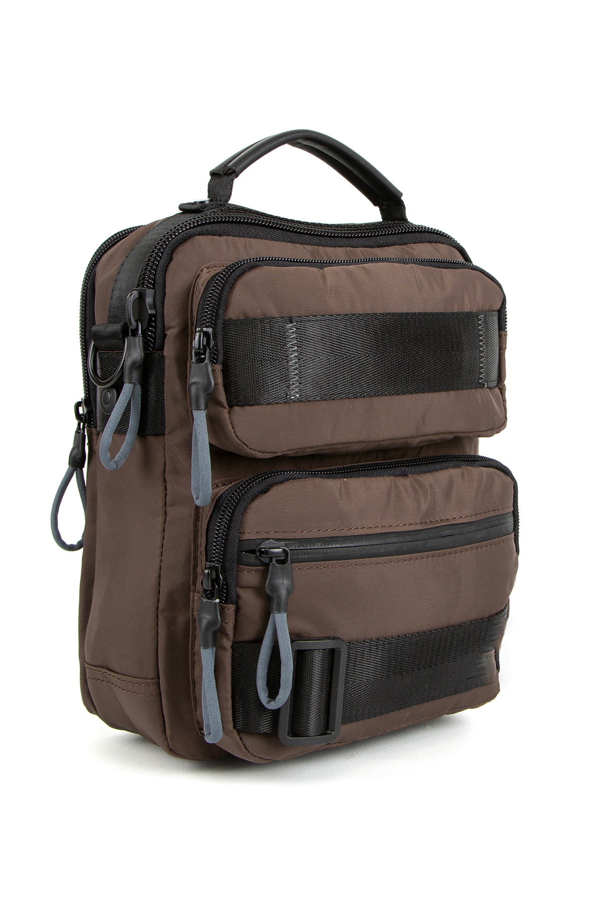 Necati Çanta  Çapraz Askılı Postacı El Ve Omuz Çantası Kahverengi - Görsel 2