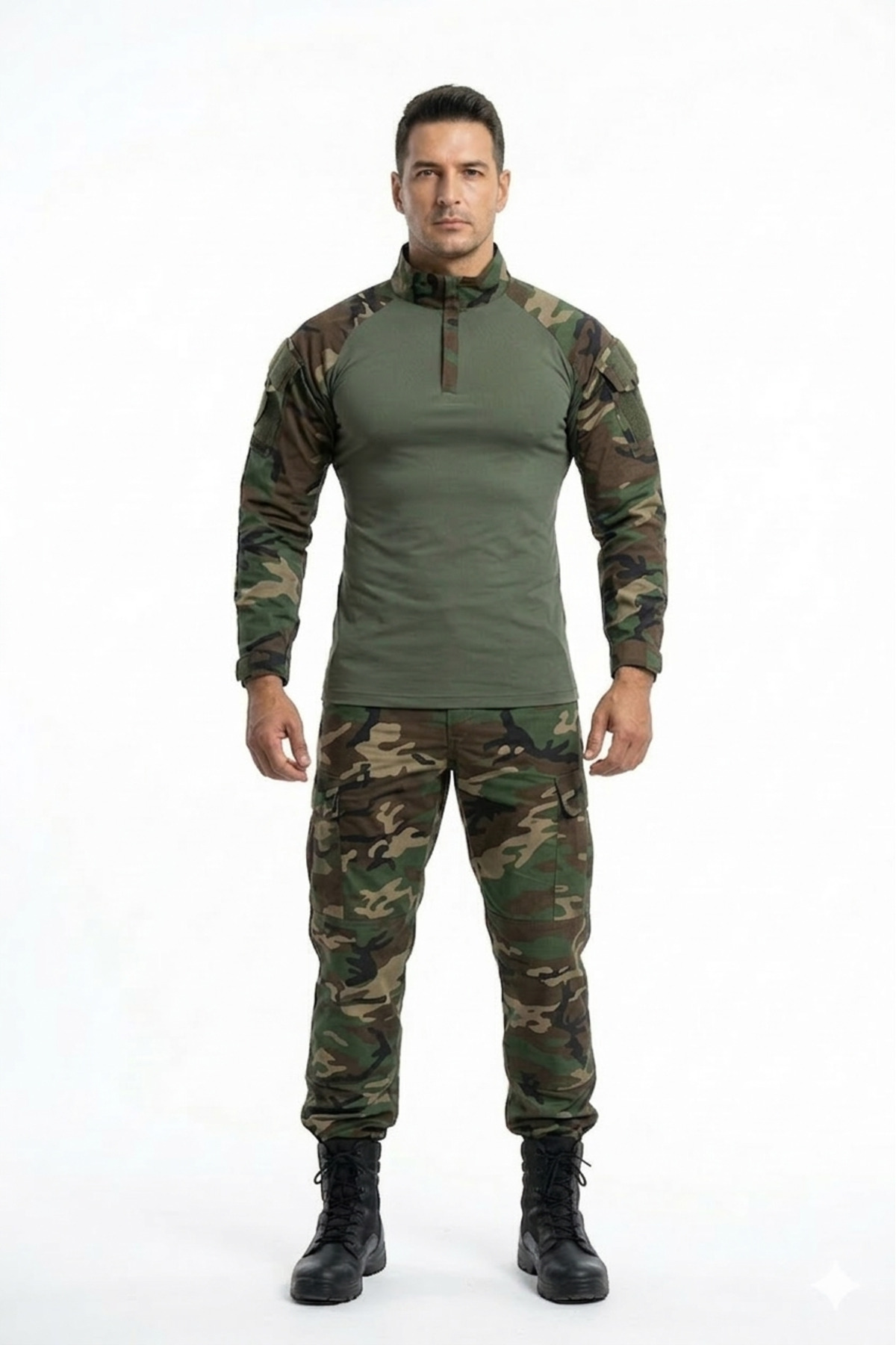 Flaş Askeri Malzeme WOODLAND COMBAT OPERASYON T-SHİRT - Fiyatı
