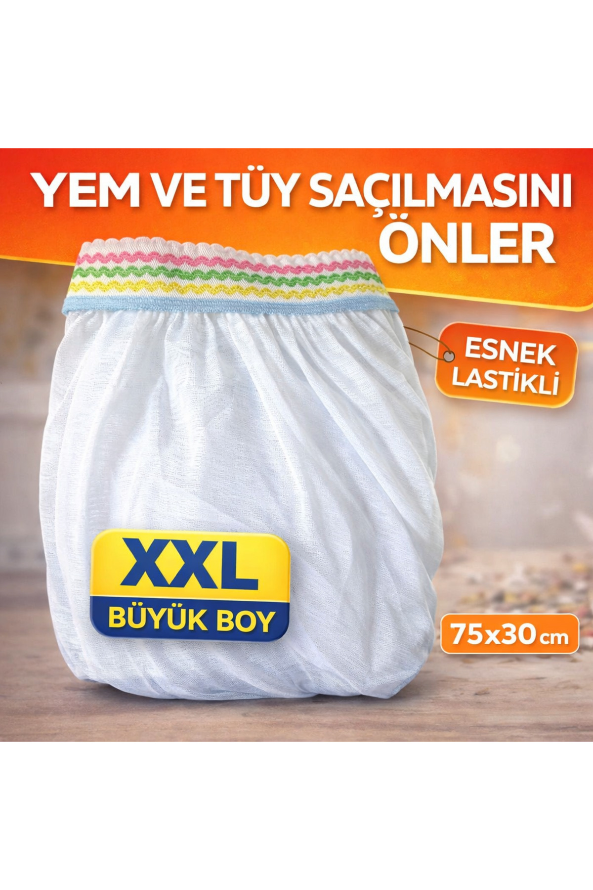 emrebilisim XXL Çifthane Kafes Tülü 75x30 cm – Yem ve Tüy Saçılmasını Önleyen Kafes Tülü RENK-> GÖKKUŞAĞI - Fiyatı, Yorumları