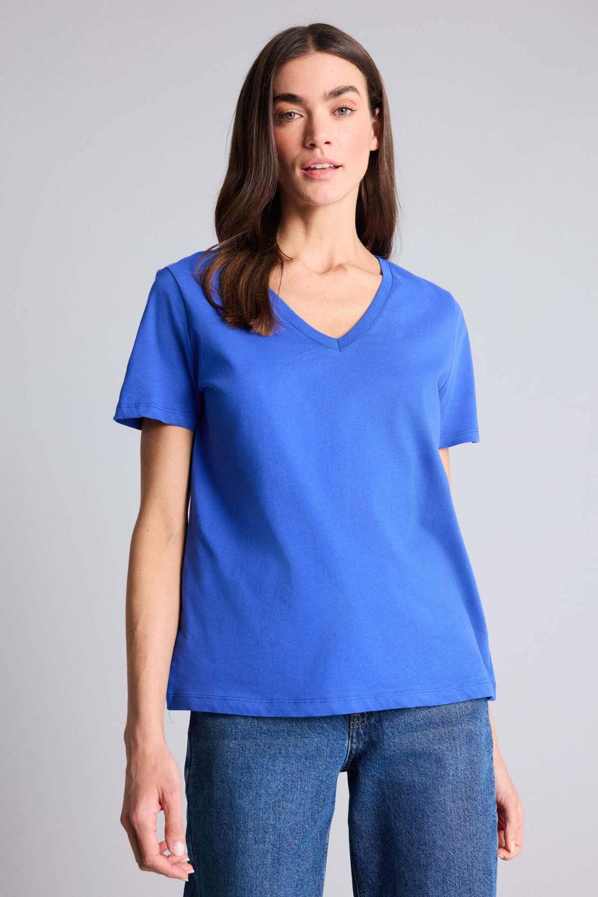 Defacto  Basıc Penye Tişört W9578AZ24SM - Görsel 3