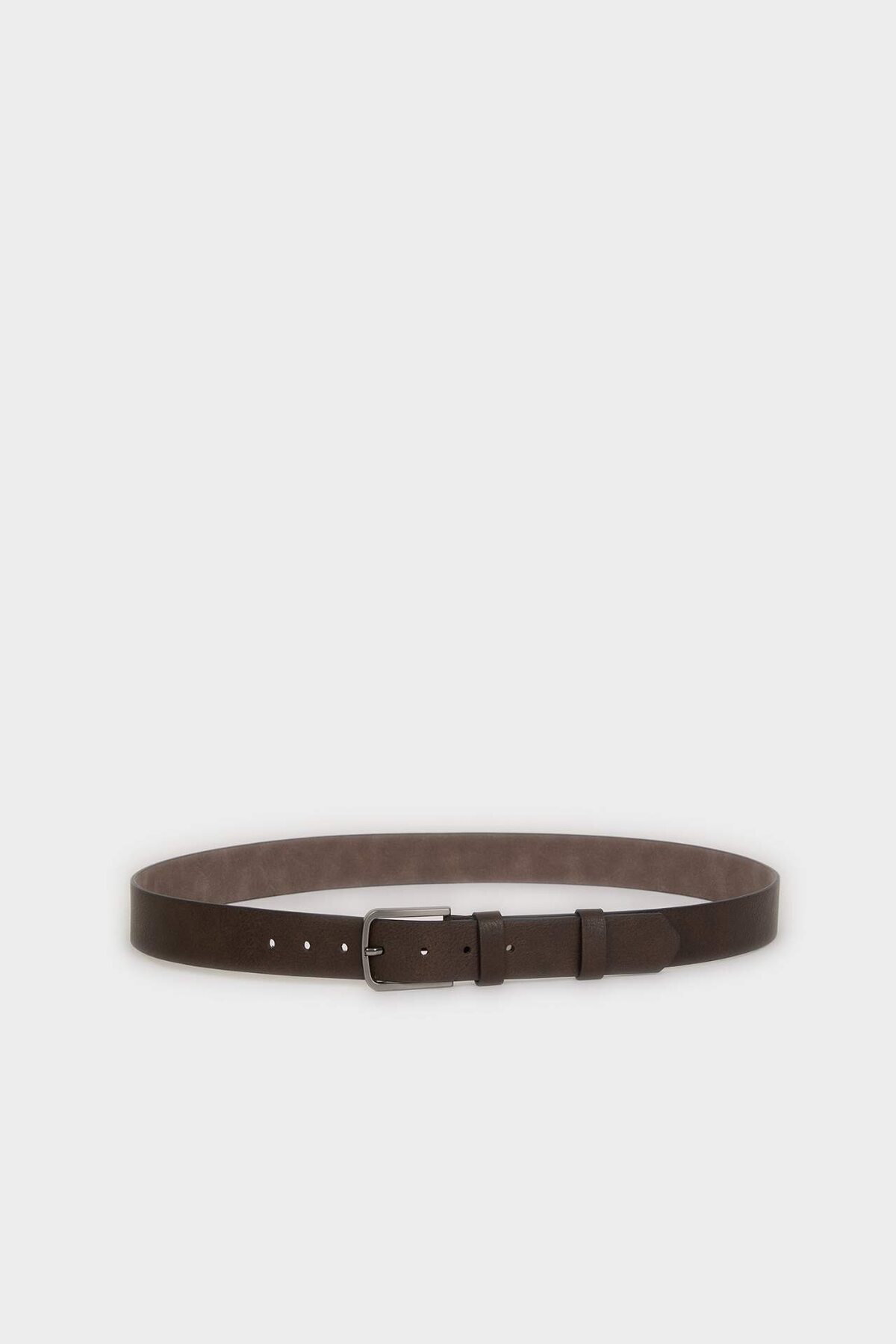 DeFacto Erkek Dikdörtgen Toka Suni Deri Jean Kemeri H6878AXNS görsel 3