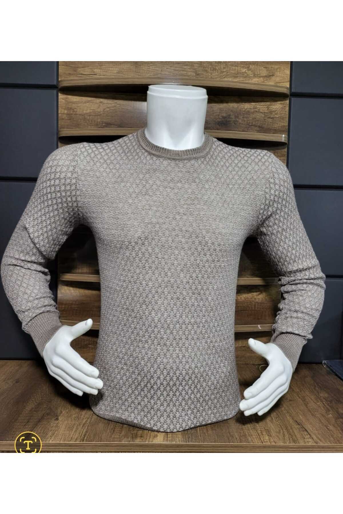 Castello  BİSİKLET YAKA ÖRME TRİKO KAZAK - Görsel 5