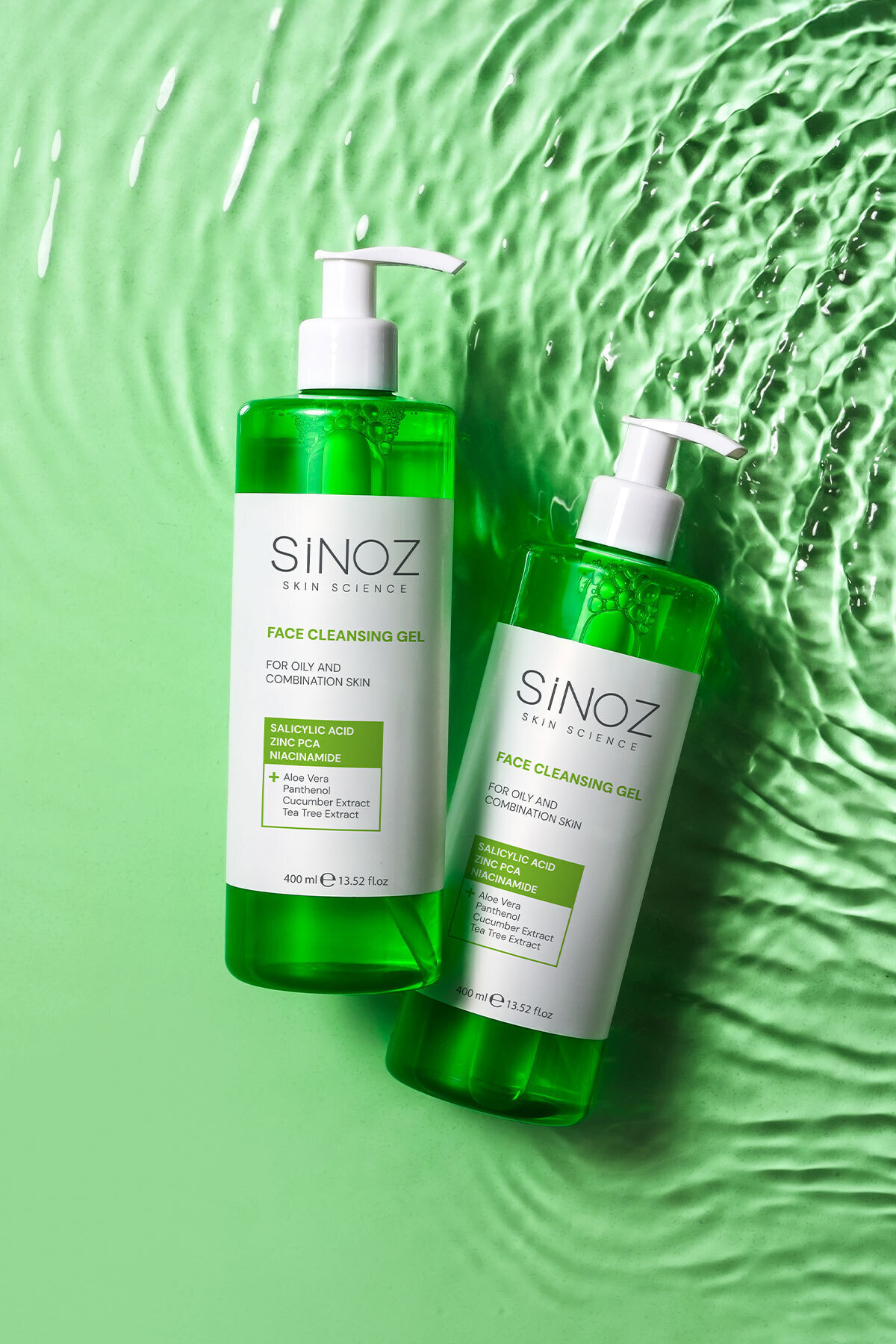 Yağlı ve Karma Ciltler İçin Sebum Dengeleyici Yüz Temizleme Jeli 400 ml — ST9220 — تصویر 7 از 7
