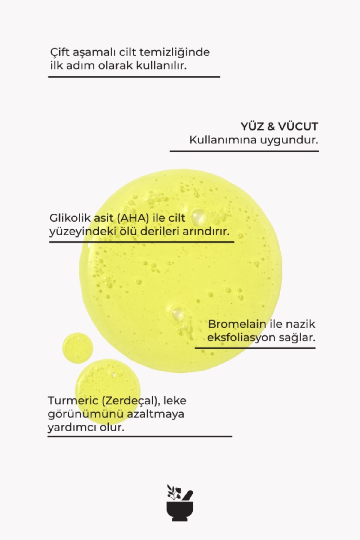 Bromelain& Glikolik Asit İçeren Temizleme Yağı/Skinologist PINEAPPLE ENZYME CLEANSING OIL 400ML — 20511 — تصویر 2 از 5