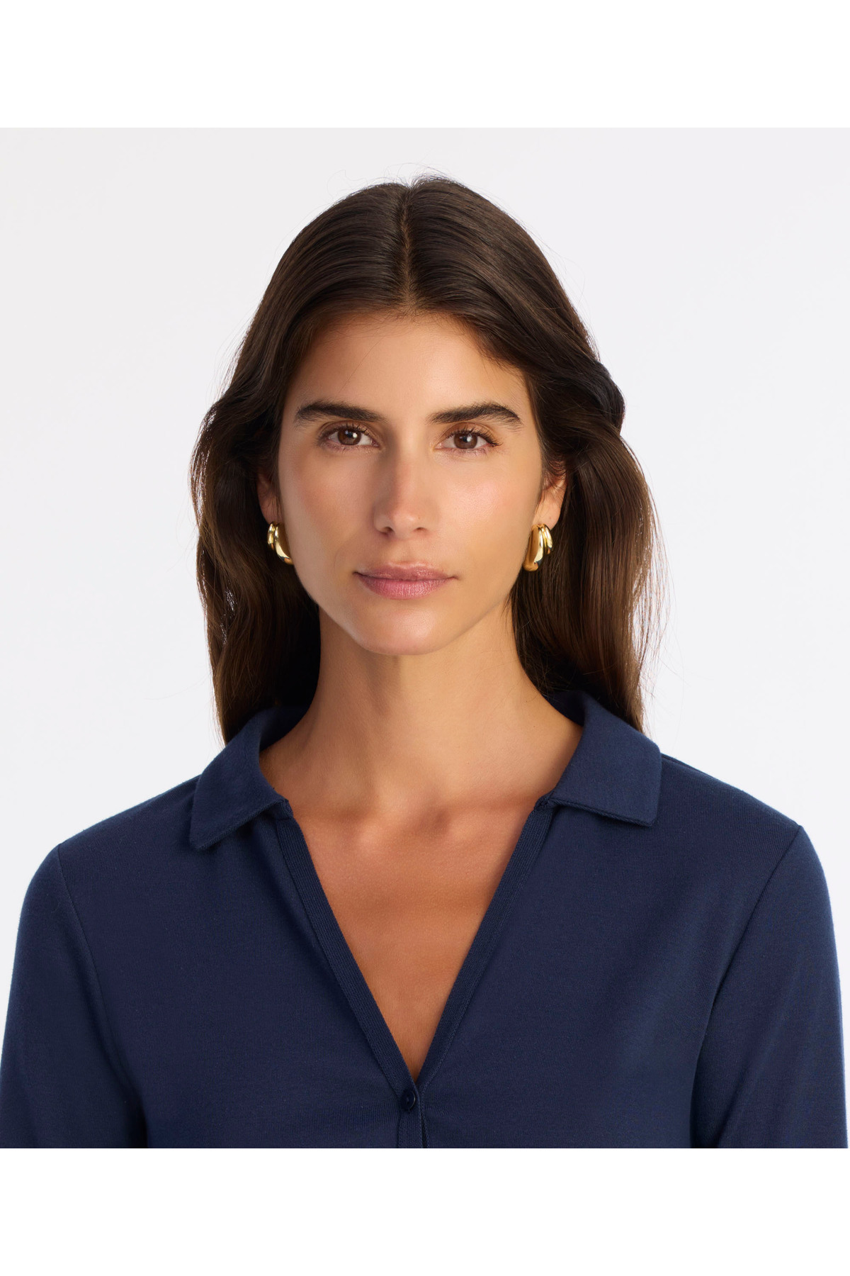 Yargıcı  Yaka Detaylı Uzun Kollu Hırka - Görsel 3