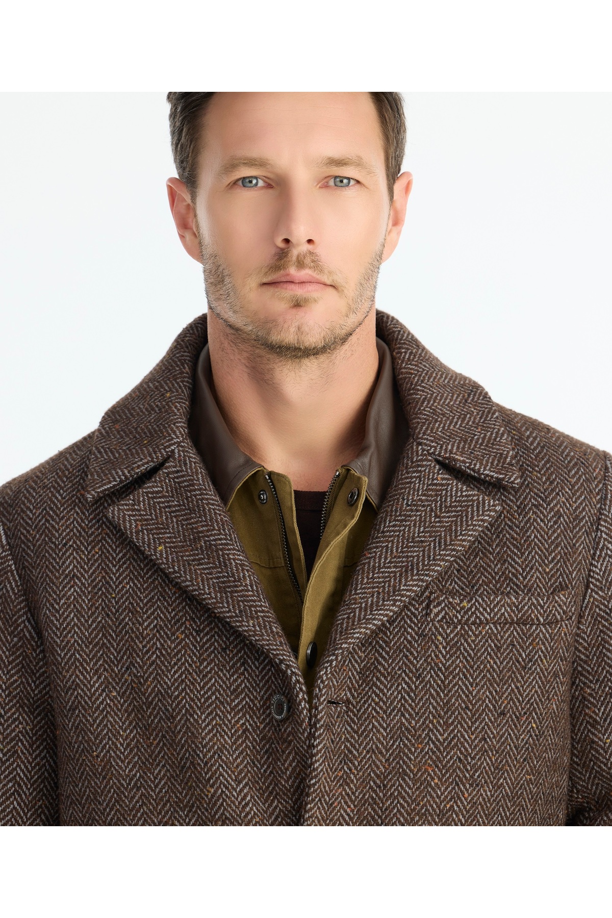 Yargıcı  Regular Ceket Yaka Uzun Kol Palto - Görsel 4