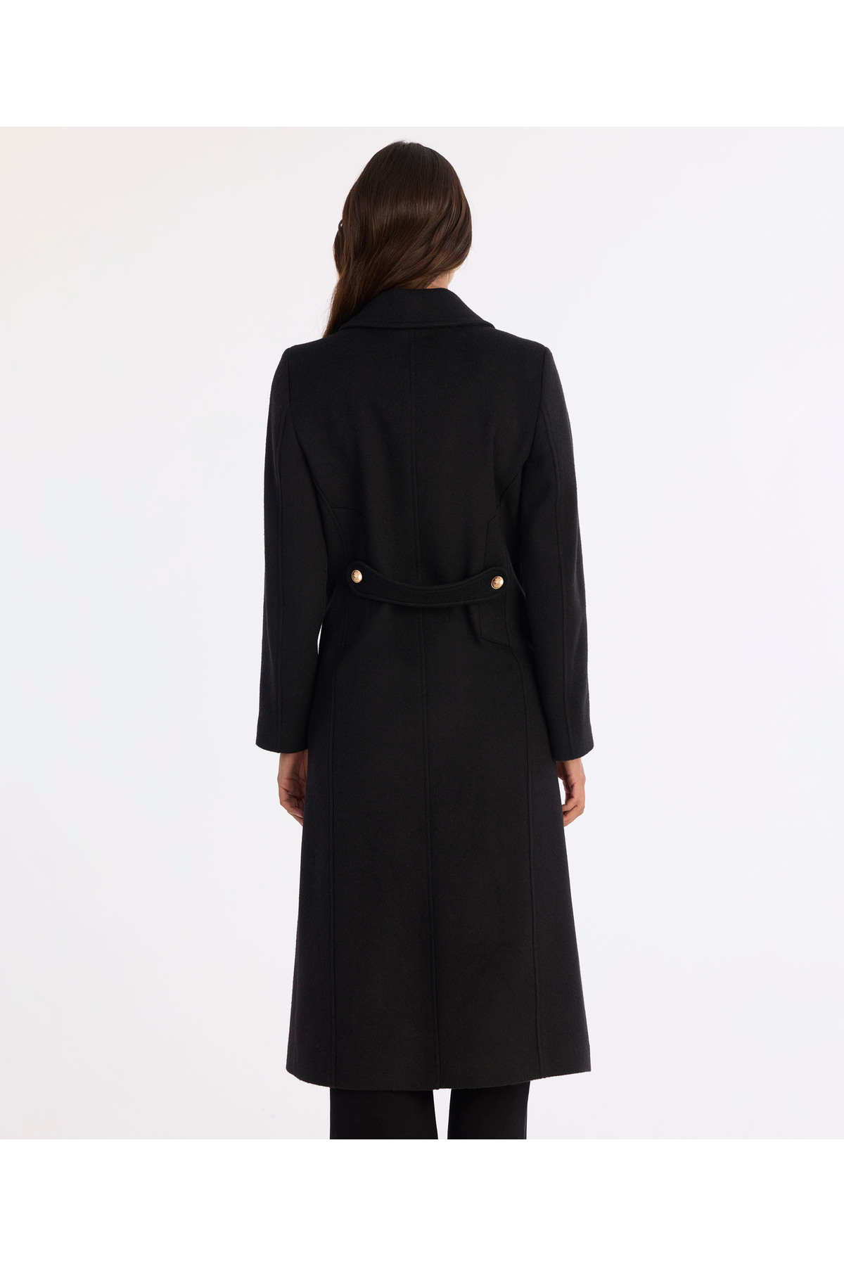 Yargıcı  Ceket Yaka Uzun Kol Palto - Görsel 4