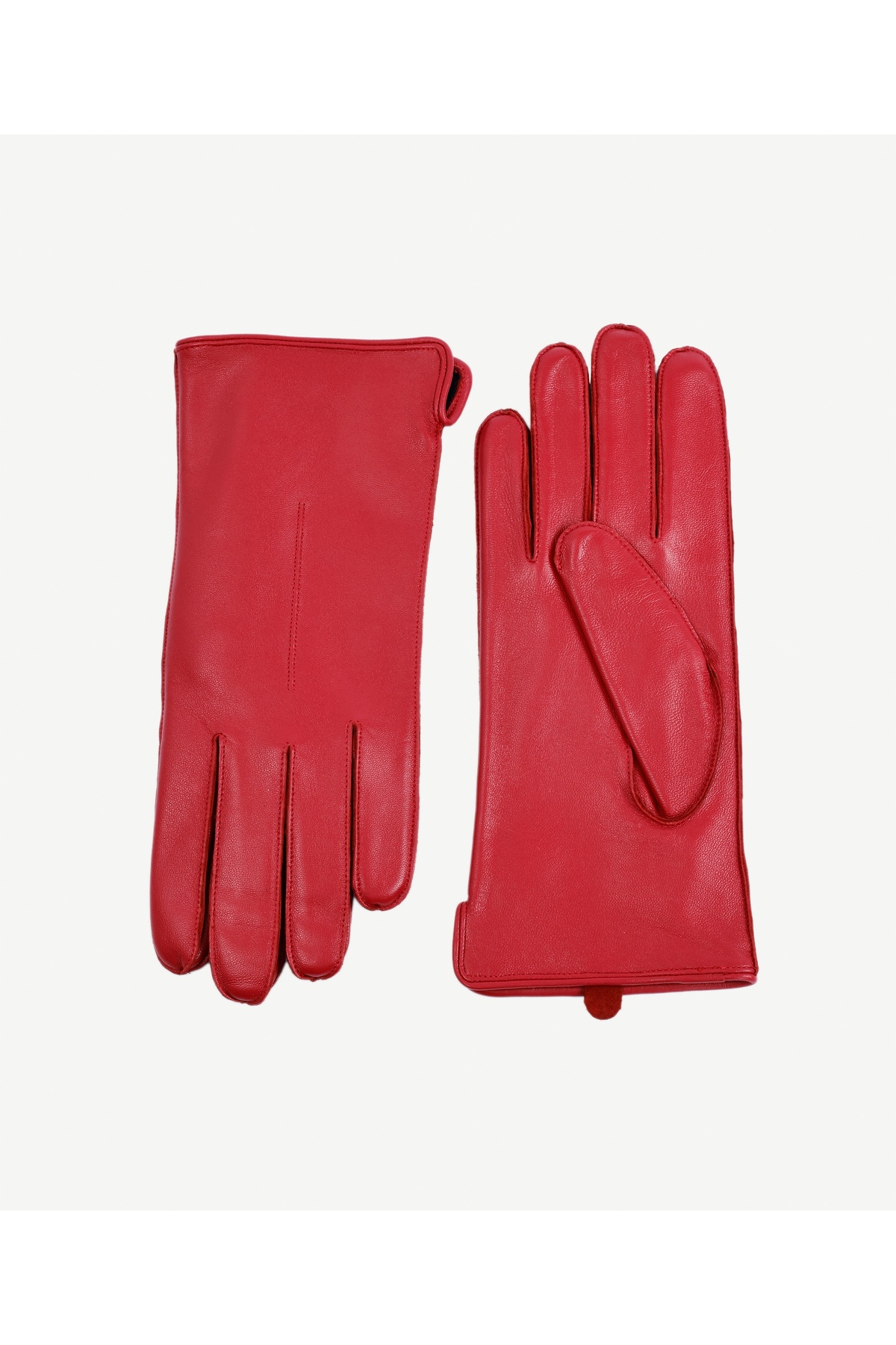 Yargıcı  Düz Renk Deri Eldiven - Görsel 2