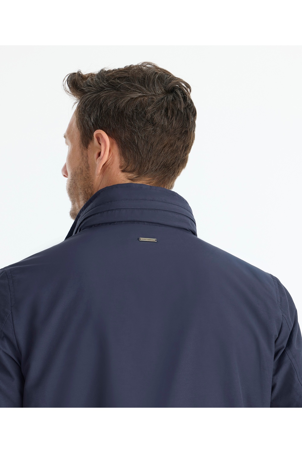 Yargıcı  Regular Dik Yaka Uzun Kol Yağmurluk - Görsel 5