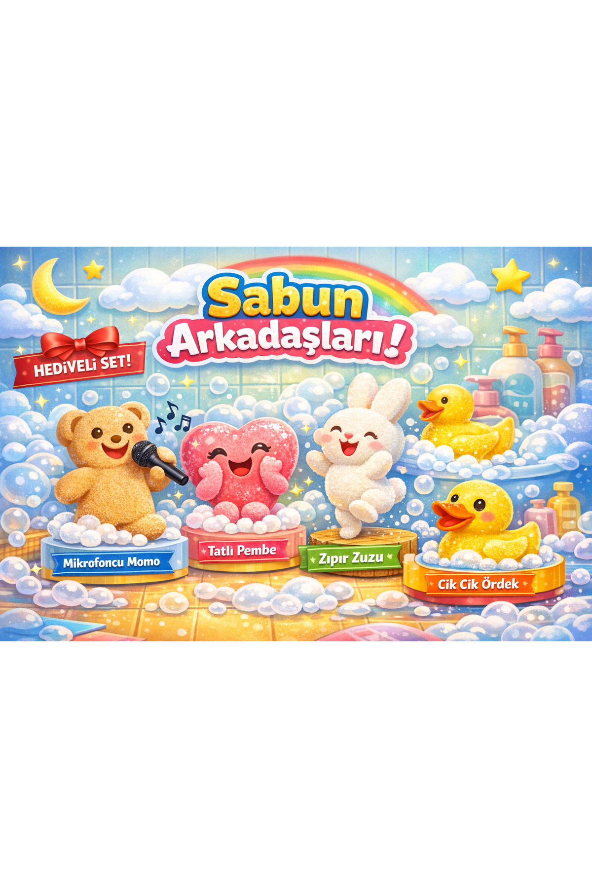 DERMASTUDİO Eda Silikon Biberon Başlığı *12 Adet+Dermastudio Figürlü Sabun 120 Gr Hediye fotoğrafı 5 (önizleme)