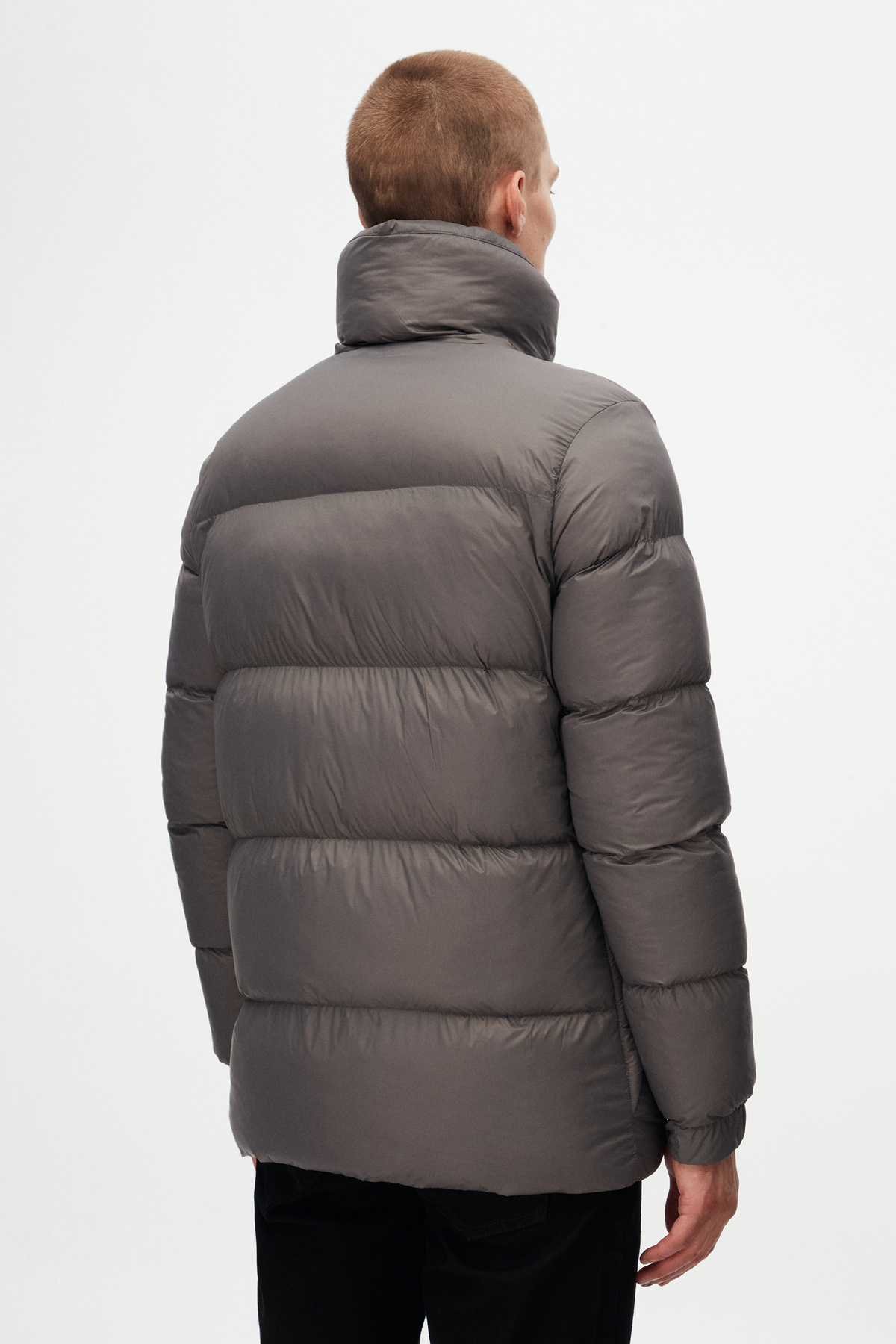 Antrasit Kışlık Mont — خاکستری 3TC0782007131 — تصویر 4 از 8