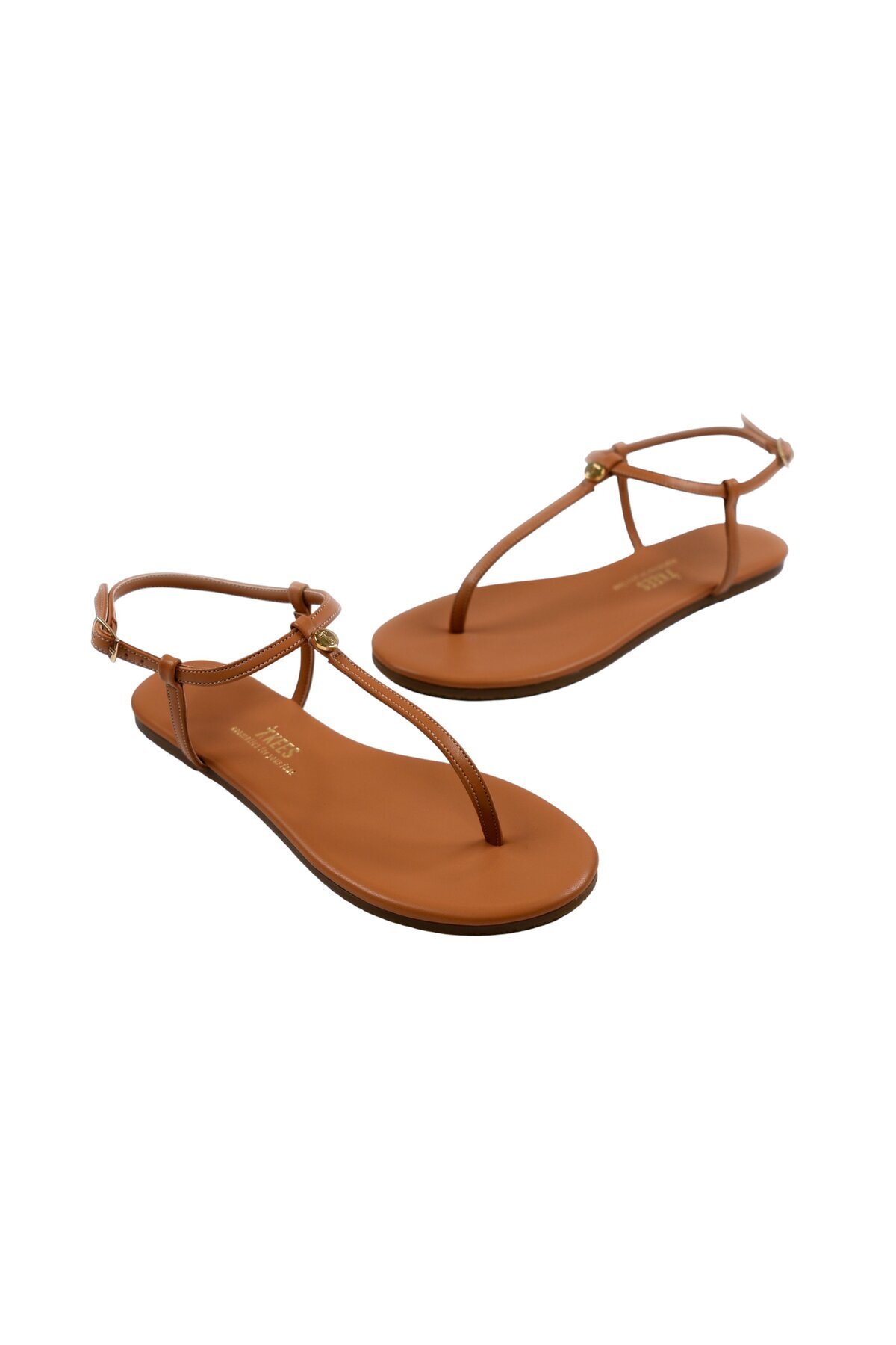 Tkees Kadın Klasik Camel Şık Günlük Parmak Arası Sandalet görsel 3
