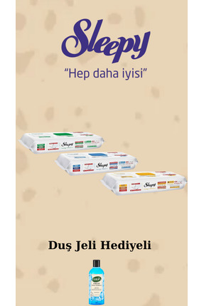 Sleepy Mop Easy Clean 3 Çeşit Katkılı Mopa Uyumlu Yer Temizlik Havlusu 50 Yap...