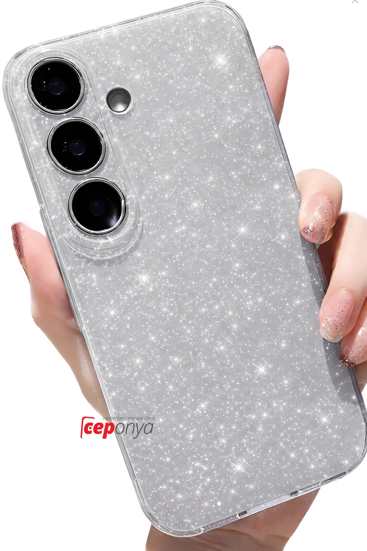 Galaxy A56 Case Camera Shielded Glitter Glitter Luxury Silicone